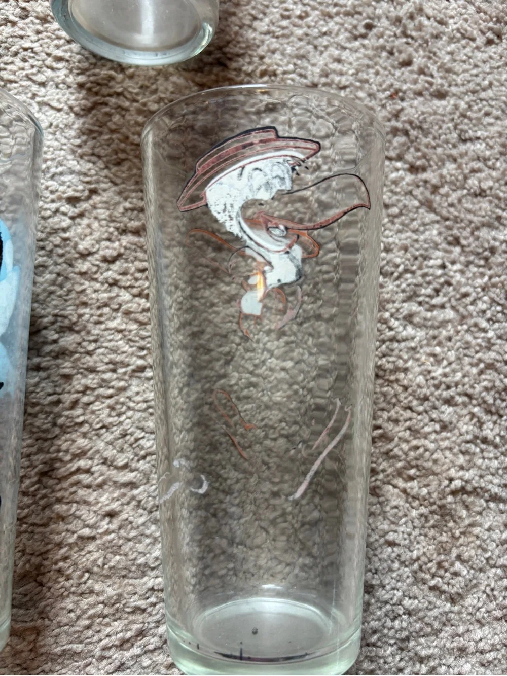 Vintage Pepsi cola Glass Tumblers set 4